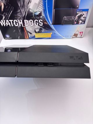 PlayStation 4 500GB Jet Black + Watch Dogs