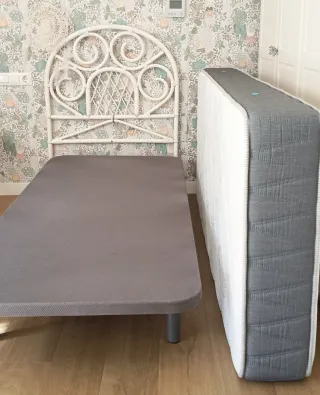 Colchón y canapé 90cm