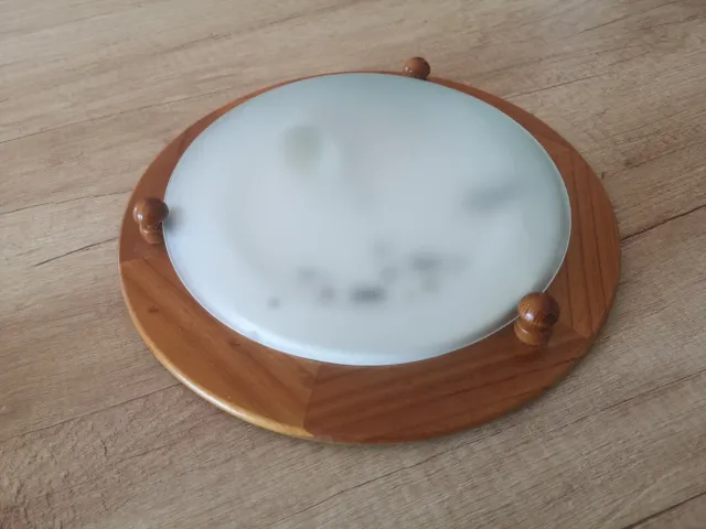 Plafón de techo madera y cristal