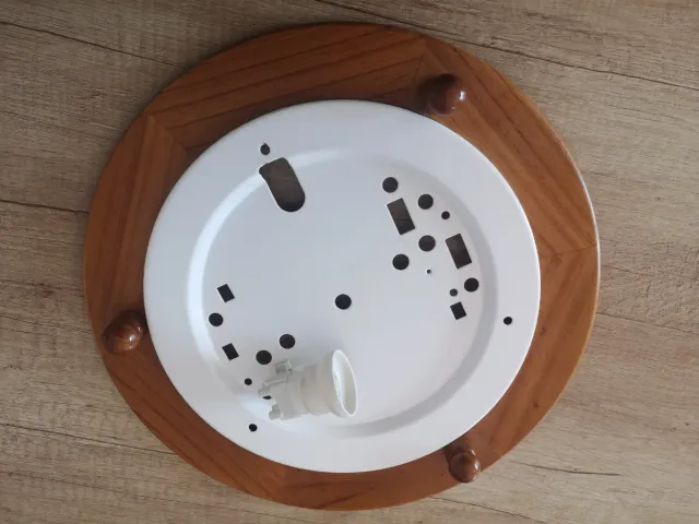 Plafón de techo madera y cristal