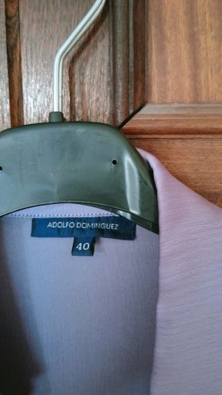 Camisa Adolfo Domínguez Seda Morada