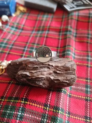 Anillo Acero Quirúrgico Árbol de la Vida