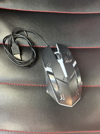 Ratón Gaming Helix USB Negro/Plata