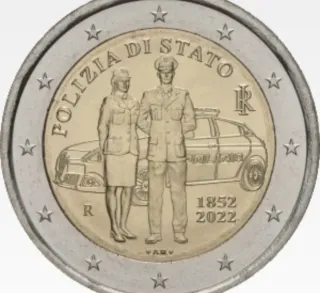Italia 2022 moneda 2 euros