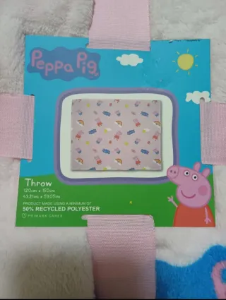 Manta Peppa Pig 120x150cm