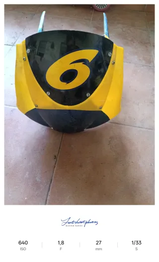 Carcasa minimoto amarilla y negra