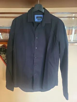 Camisa Zara Man Talla S Negra