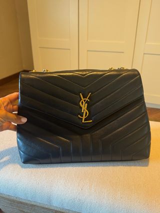 Bolso YSL Negro y Dorado