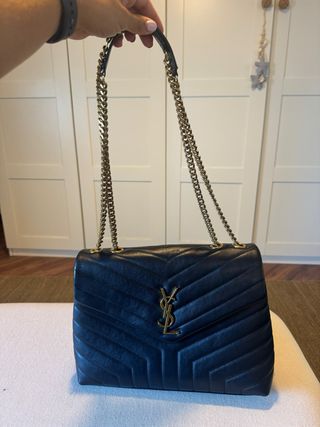 Bolso YSL Negro y Dorado