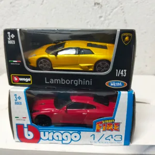 Burago Lamborghini e Street Fire 1:43 lotto 10€