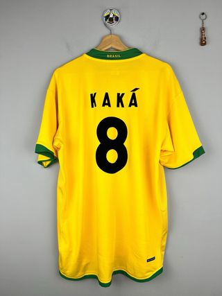 Camiseta Fútbol Nike Brasil Kaka 8 CFB Jersey 