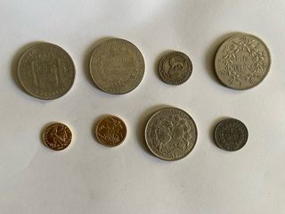 Lote réplica monedas variadas