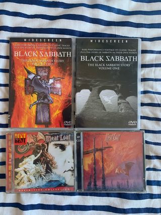Pack DVD y CD Black Sabbath y Meat Loaf