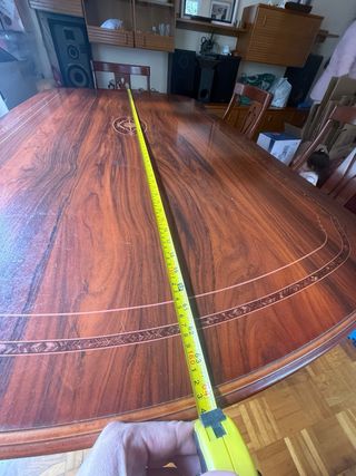 Juego de comedor madera 6 sillas