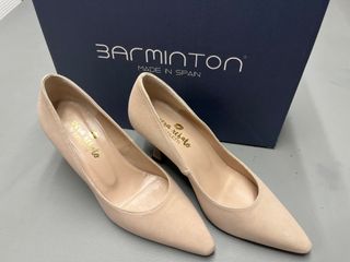 Zapatos de tacón Barminton beige talla 37