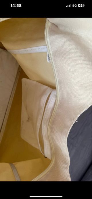 Bolso Cesta Konus Beige y Marrón