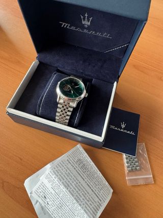 Reloj Maserati Automático Esfera Verde