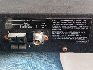 Sintonizador Radio Pioneer F-204RDS Negro