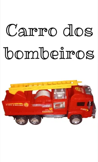 Camião Bombeiros Brinquedo Escada