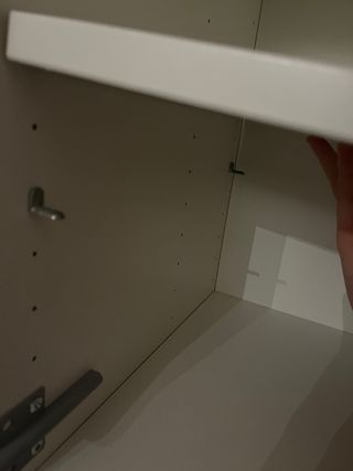 Armario BESTA IKEA blanco con baldas