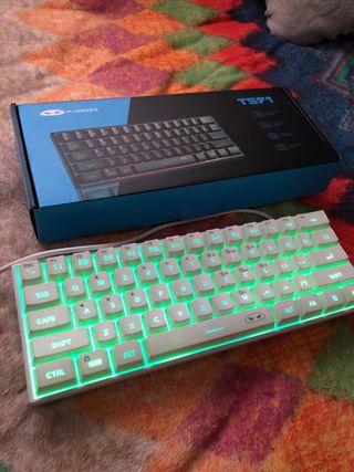 Teclado Mecánico MageGee TS91 Blanco