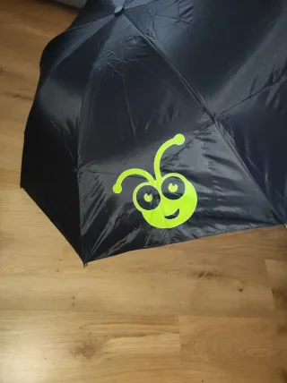 Paraguas plegable Cricut negro CONSIGUE EL TUYO