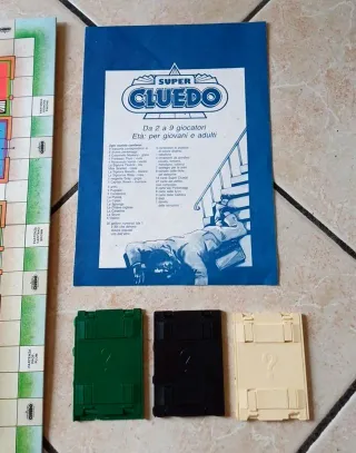 Super Cluedo gioco in scatola vintage EG completo