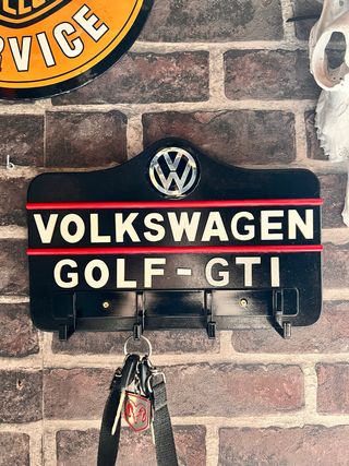 Cartel Volkswagen Golf GTI