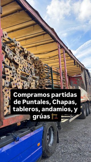 Puntales, chapas y tableros