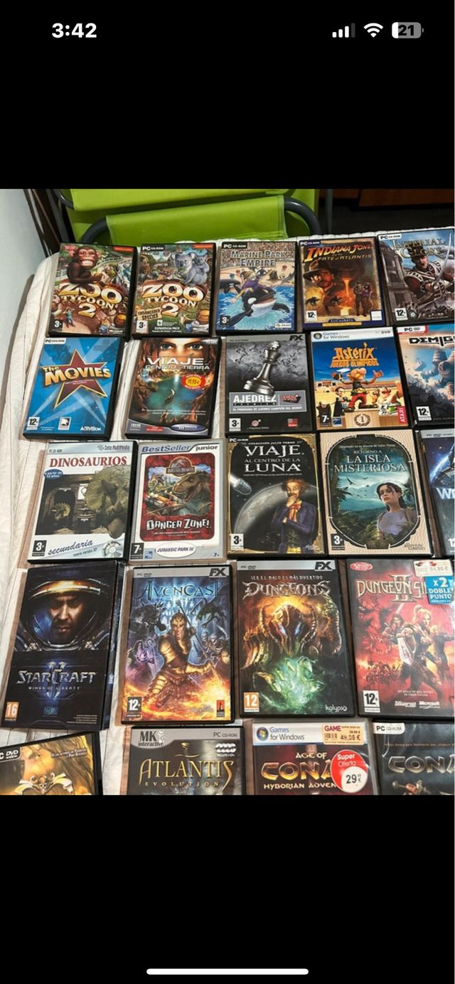 Lote Juegos PC DVD