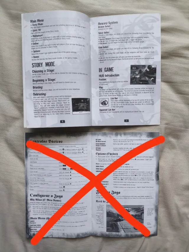 Manual Jogo PS2