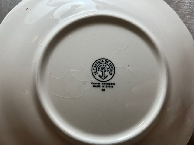 Juego de té vintage La Cartuja de Sevilla