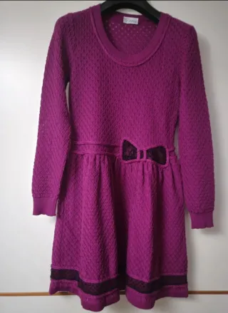 Vestito Red Valentino lana viola