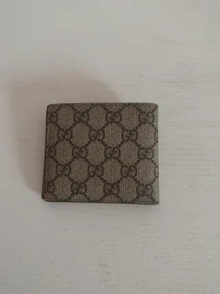 Portafoglio Gucci monogramma con tigre