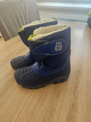 Botas de nieve para niño azul talla 28 