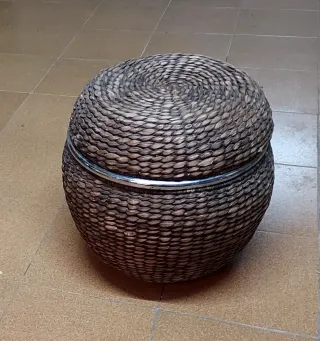 Cofre baúl arcón con aro metálico