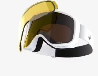 Gafas de esquí con lente dorada, tengo 2 .