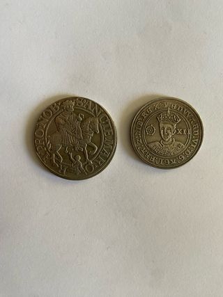Lote 2 réplicas monedas medievales