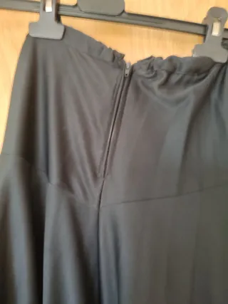 Falda Flamenca Negra Volantes