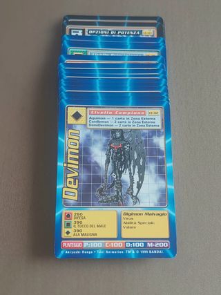 Lotto 35 carte Digimon prima espansione ITA