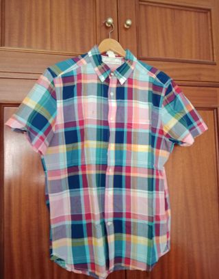 Camisa LOGG cuadros colores M