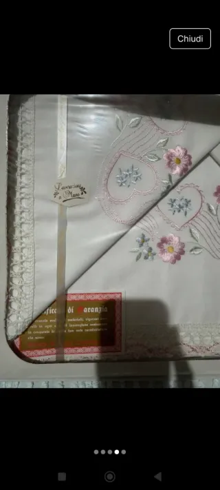 Set corredo vintage ricamato