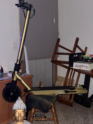 2 Monopattini Elettrici Xiaomi Arancione e uno dorato