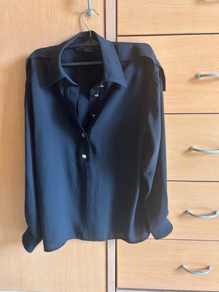 Camisa Louis Vuitton Negra Mujer