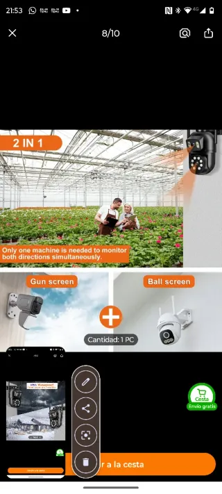 Impresora Térmica Gris y Blanca