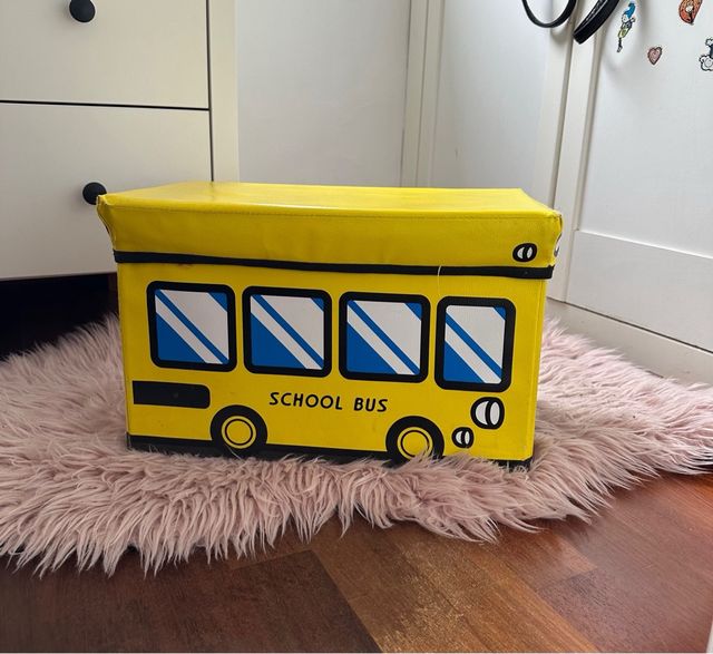 Scatola pieghevole decorativa School Bus