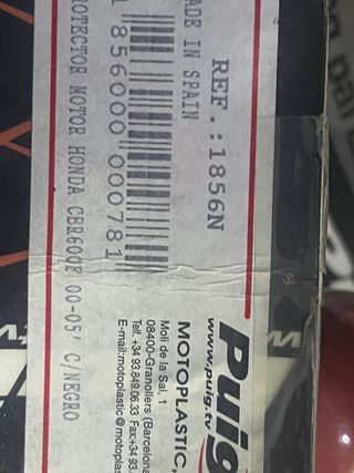 Protectores Motor Puig Honda CBR600F