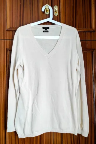 Jersey Massimo Dutti Beige Mujer