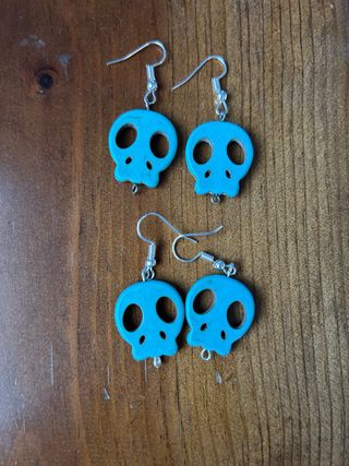 Pendientes Calavera Halloween 