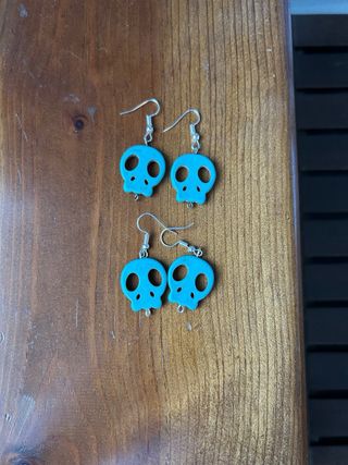 Pendientes Calavera Halloween 